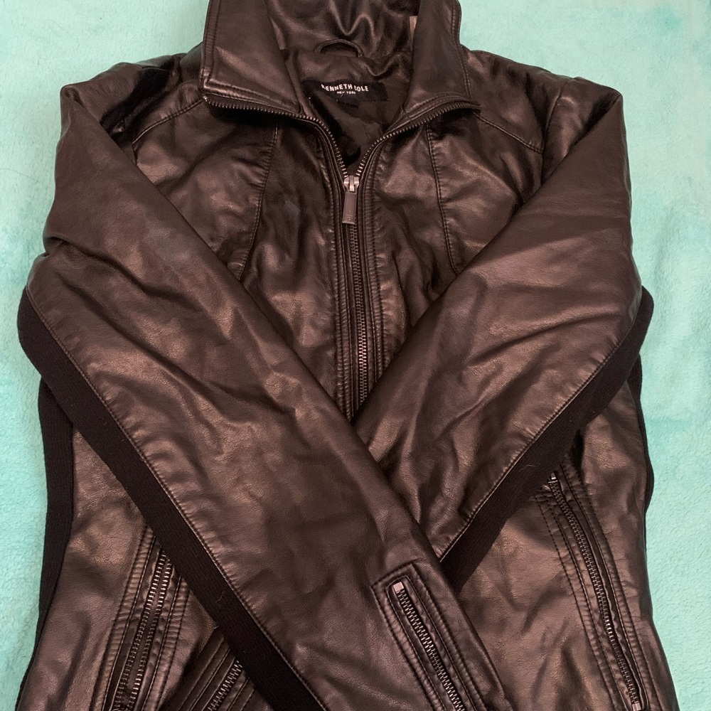 Kenneth Cole Leather Jacket size Small